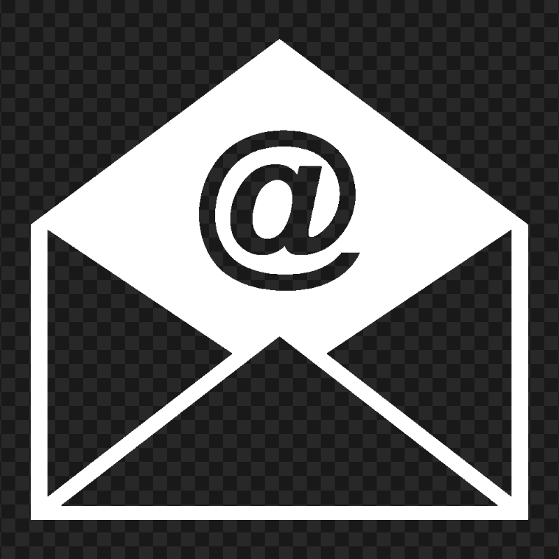 e mail mail letter white logo icon transparent background 701751694973962w7ooykuds3